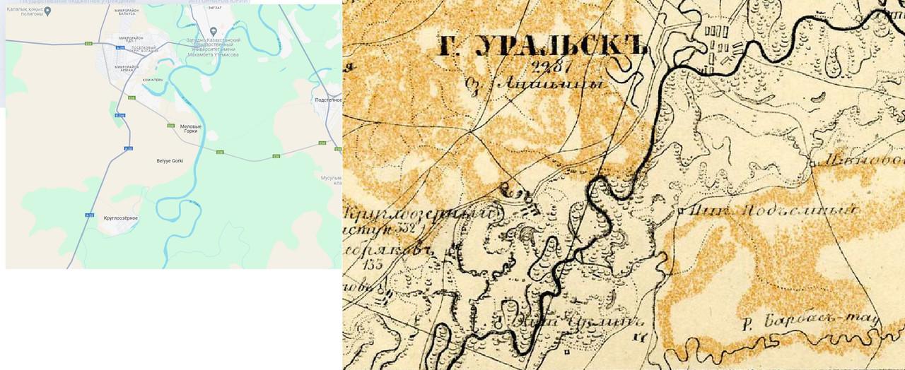 гидрография около Круглоозерного