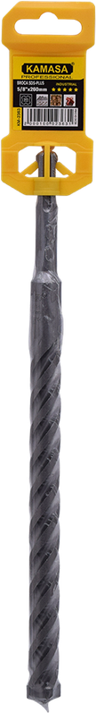BROCA SDS-PLUS CON 4 ARISTAS DE CORTE 5/8"x260mm 5 ESTRELLAS KAMASA