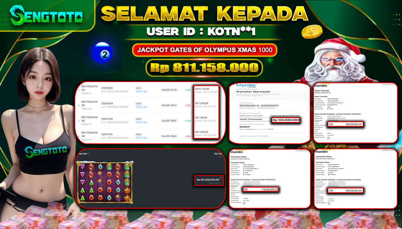 BUKTI PEMBAYARAN SLOT GATES OF OLYMPUS XMAS 1000