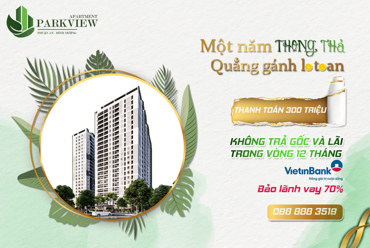 Căn hộ Park View Apartment Thuận An Bình Dương