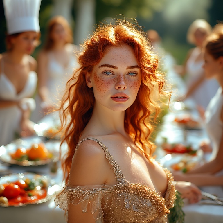 Garden wedding Redhair 0 03