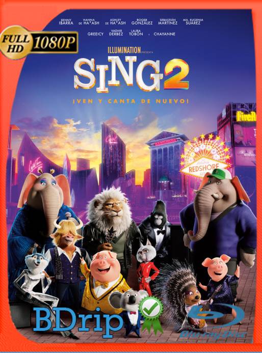 Sing 2: Ven y Canta de Nuevo (2021) BDRip 1080p Latino [GoogleDrive]