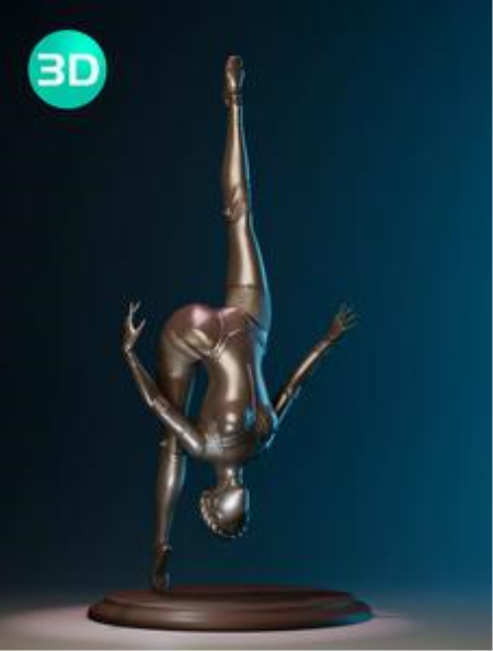 Ballet Dancing Female Robot – Atomic Heart – 3D Print Model Ballet Dancing Female Robot – Atomic Heart – 3D Print Model