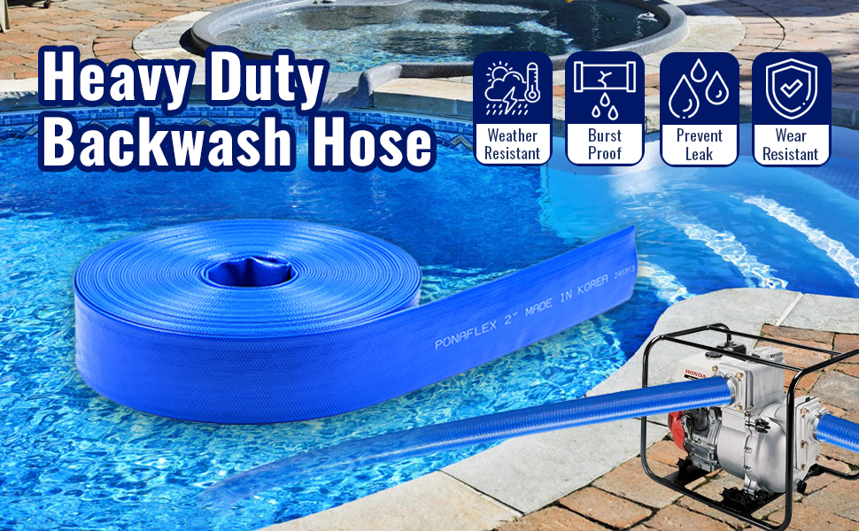 Heavy Duty Backwash Hose – Ponaflex