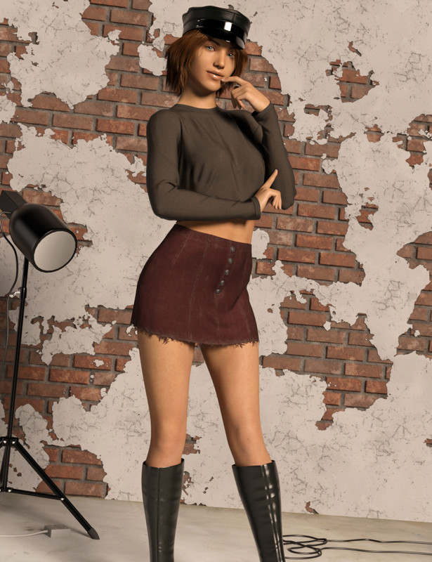 dForce Twiggy Outfit for Genesis 8 Female(s)