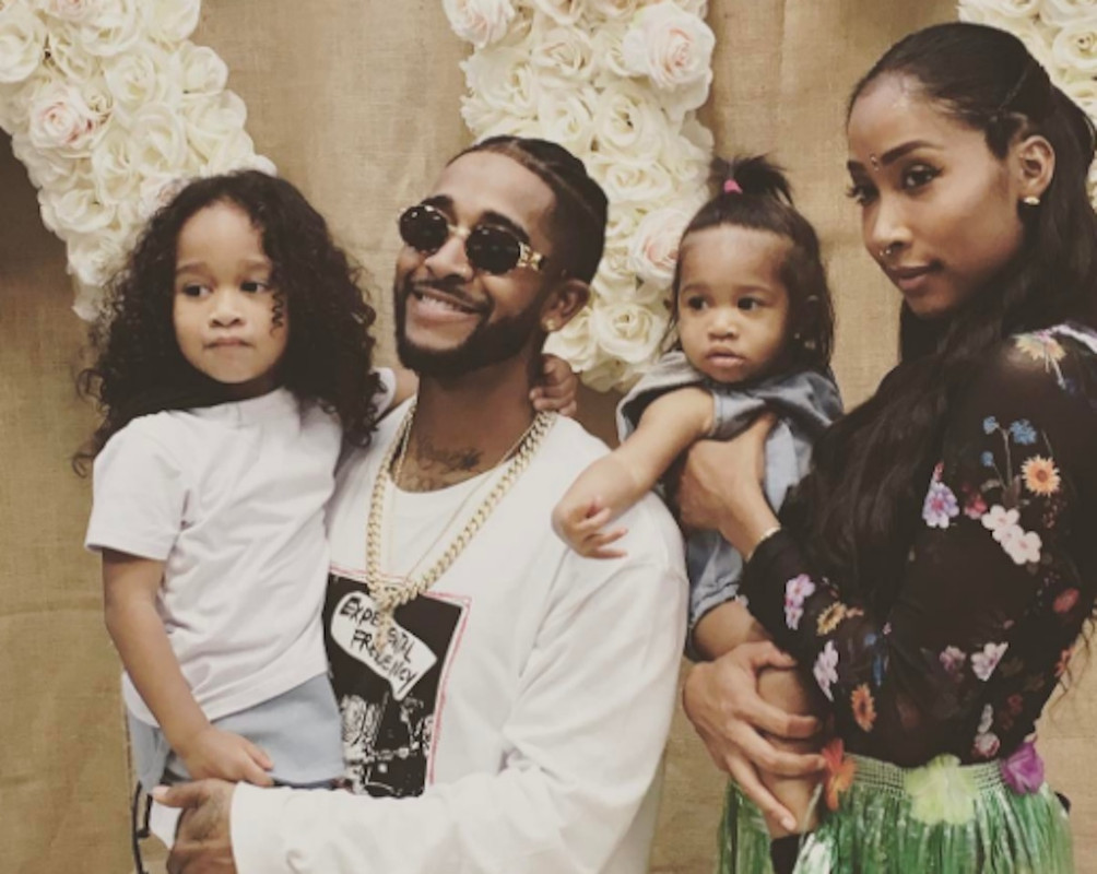 Omarion, Apryl Jones, and their children