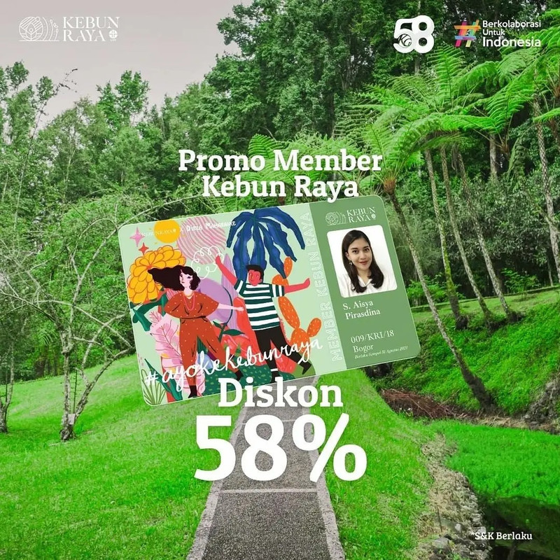 Promo Kebun Raya Cibodas.
