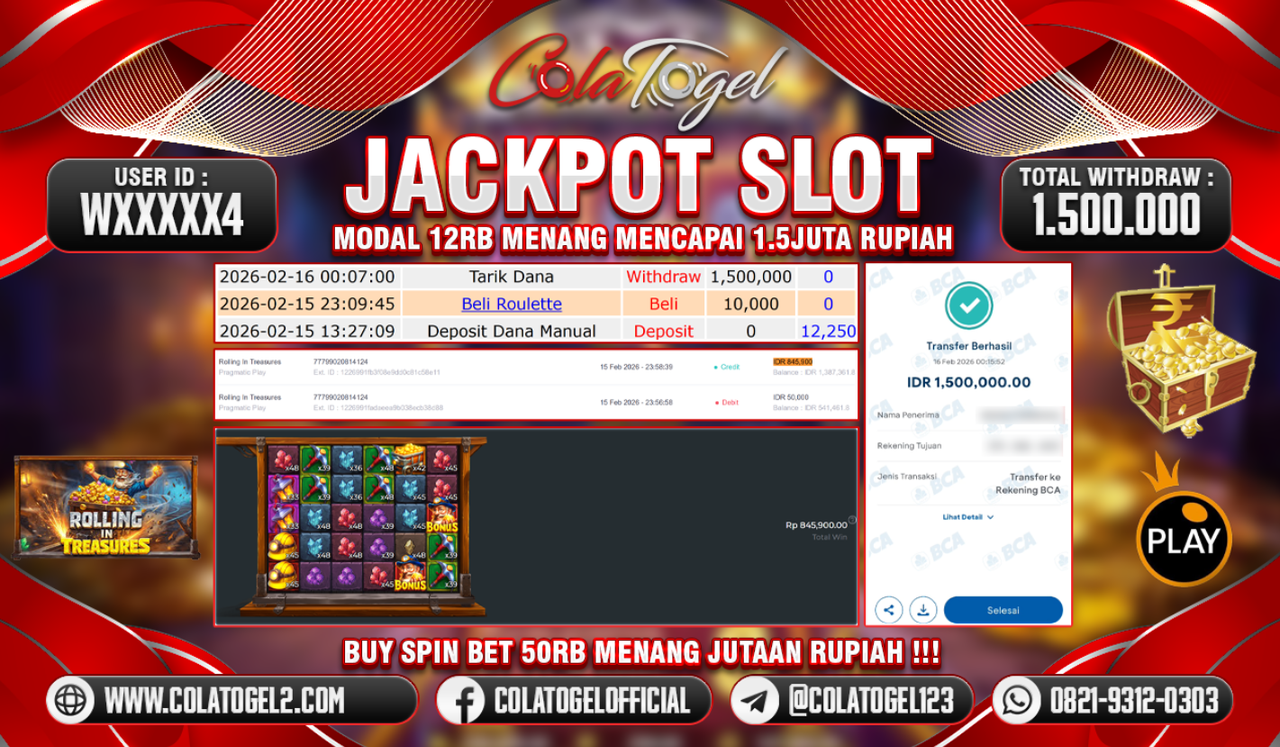 JACKPOT SLOT GACORR!!