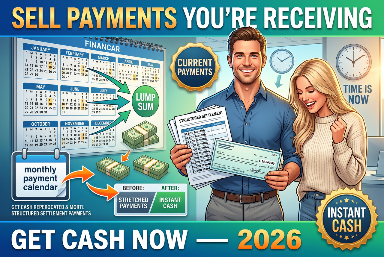 Sell structured settlement payments you are currently receiving for cash
