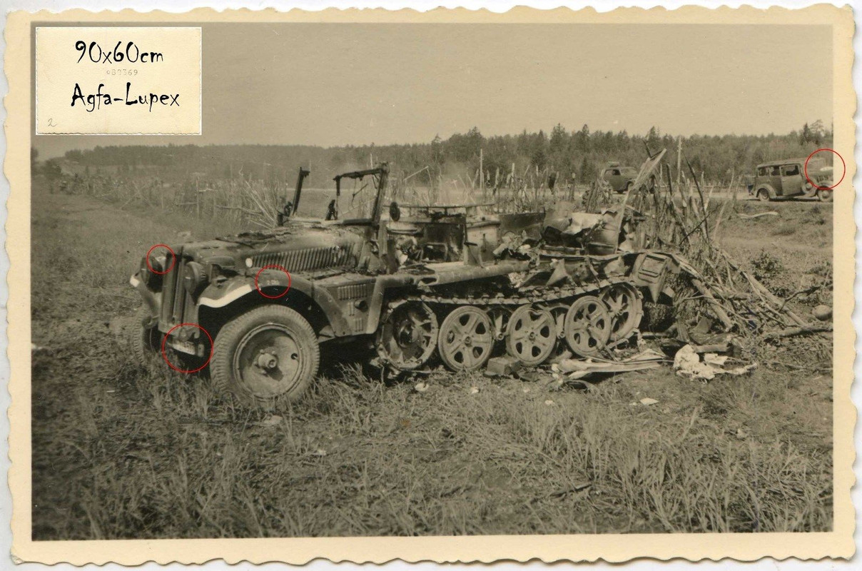Wrack - Zerstört SdKfz 10 Panzergruppe Guderian Zugkraftwagen 1T
