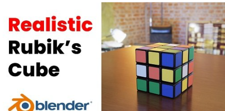 Blender 3D: Easy Realistic Rubik's cube