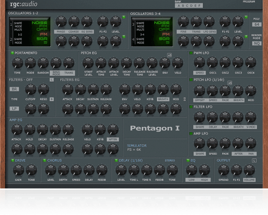 Cakewalk Pentagon I 1.5.0