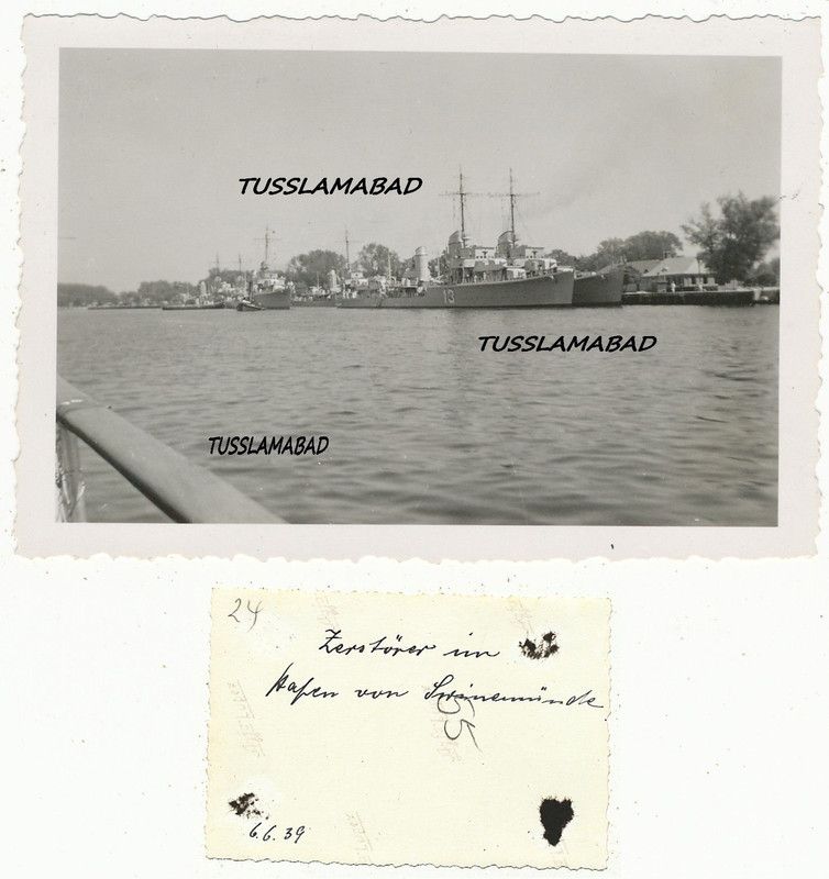 Swinemünde Pommern Marine Kriegsschiffe Schiff H