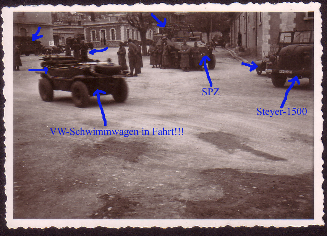 VW-Schwimmwagen,Kübel,Schützenpanzer,Steyer 1500