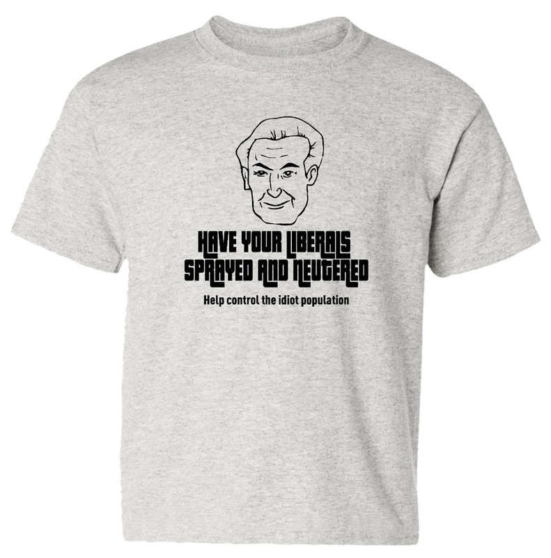 Barker Parody Anti Leftist Funny Pro Trump MAGA Meme Youth Unisex T-shirt - Picture 2 of 2