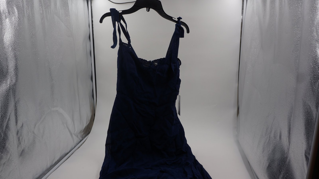 reformation nikita dress blue