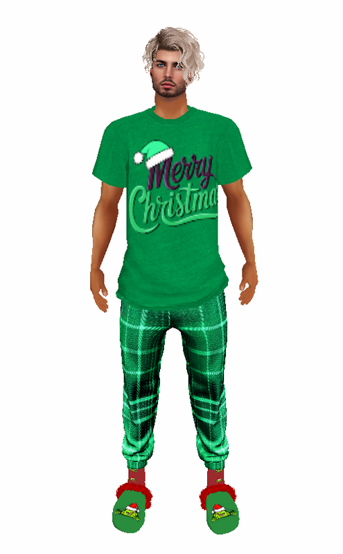 GREEN XMAS TSHURT ADVERT
