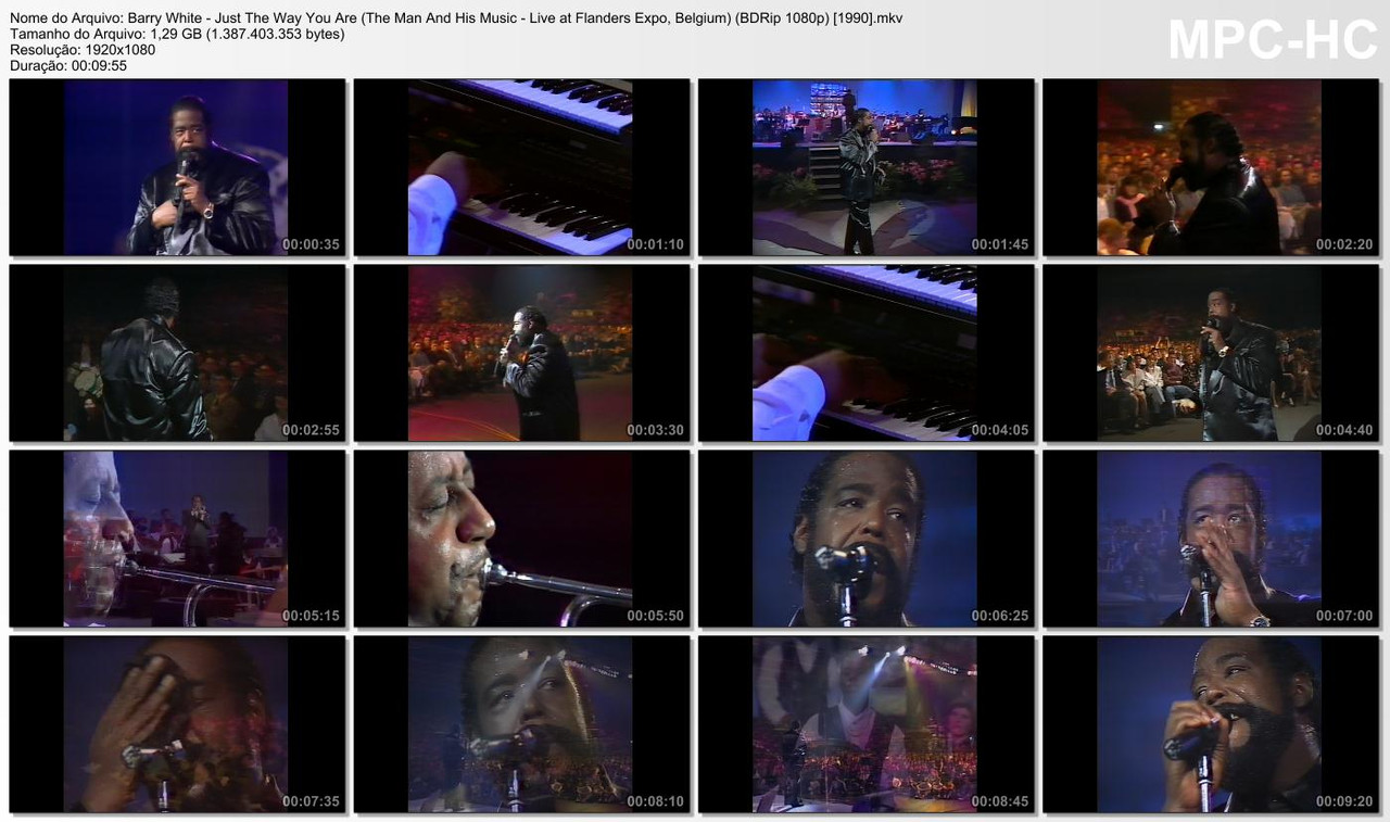 Barry White - Just The Way You Are (The Man And His Music - Live at Flanders Expo, Belgium) (BDRip 1