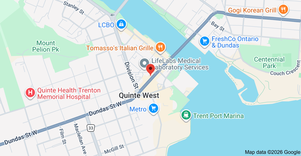 Map of Head Office Trenton location