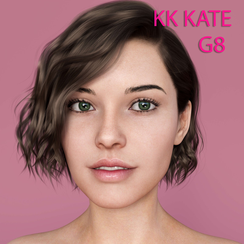 Kk Kate Character for Genesis 8, 8.1 Female