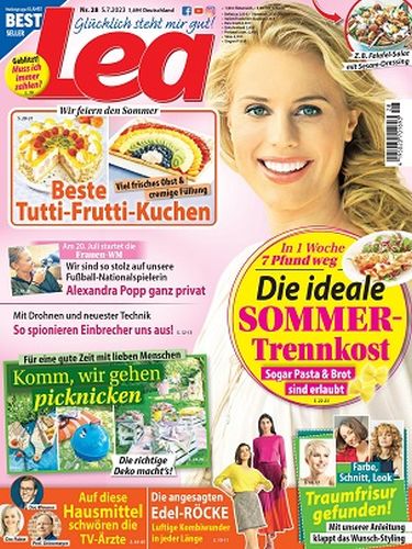 Cover: Lea Frauenmagazin No 28 vom 05  Juli 2023