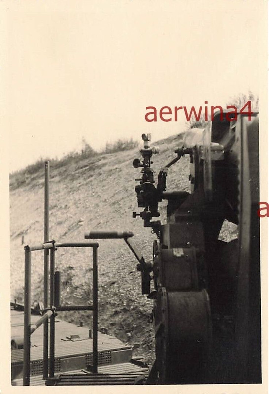 Optik das Auge des Eisenbahngeschütz Bruno Hombourg Belgien