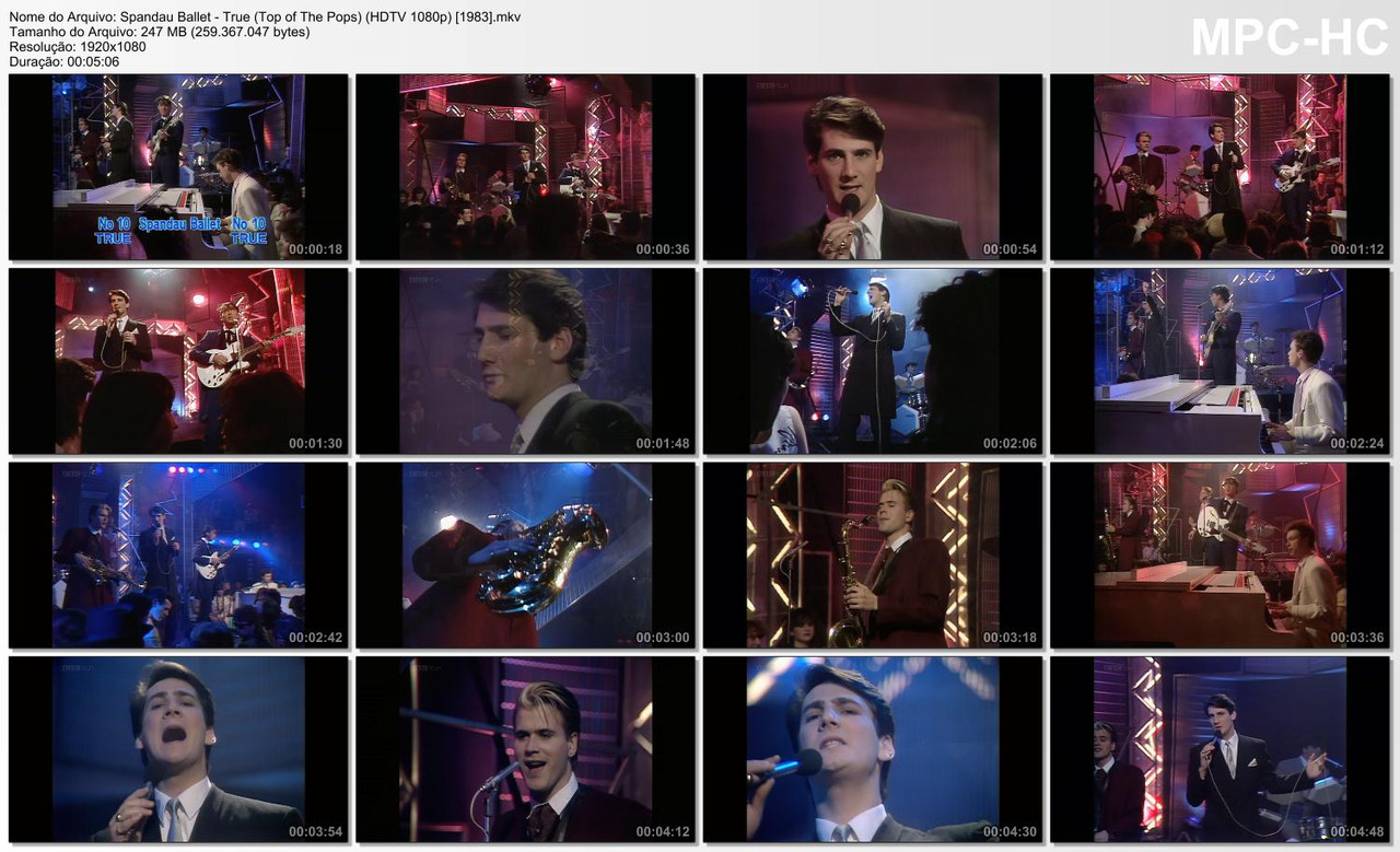 Spandau Ballet - True (Top of The Pops) (HDTV 1080p) [21.04.1983]