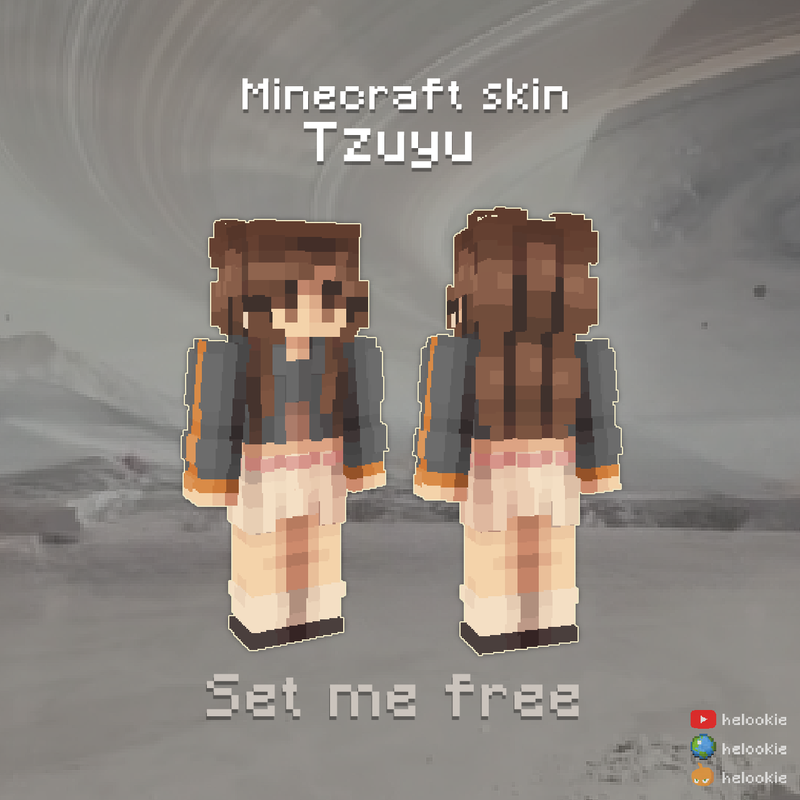 ⌜ set me free ⌝ | Tzuyu | Twice | 쯔위 Minecraft Skin