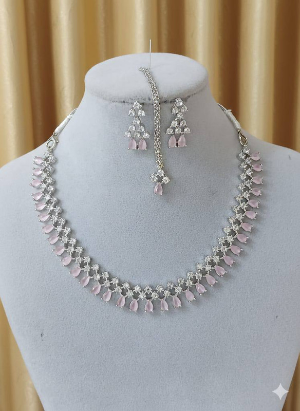 American Diamond Jewellery Set