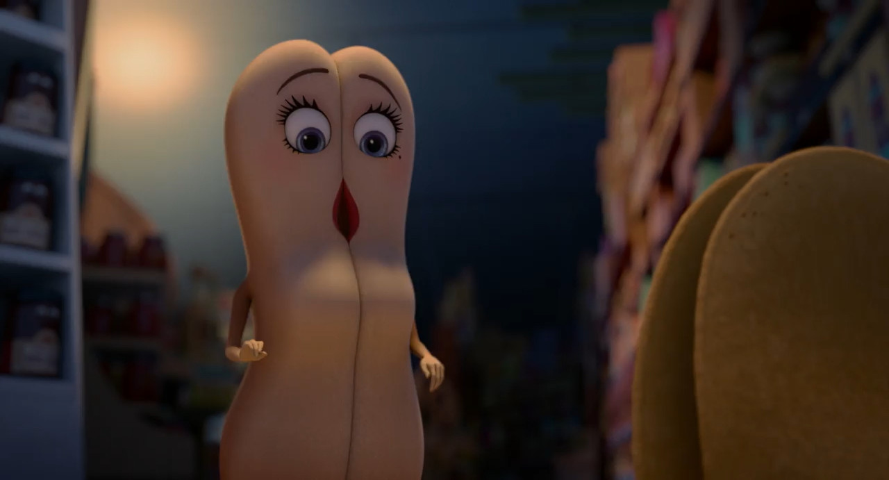 Sausage Party 2016 BluRay [Hindi + English] 480p 720p ESub Screenshot