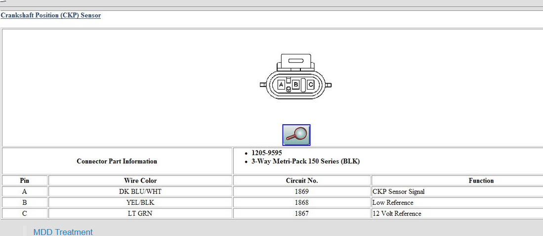4.3 Crank Sensor Wiring Diagram 77 Crank Sensor Wiring Diagr
