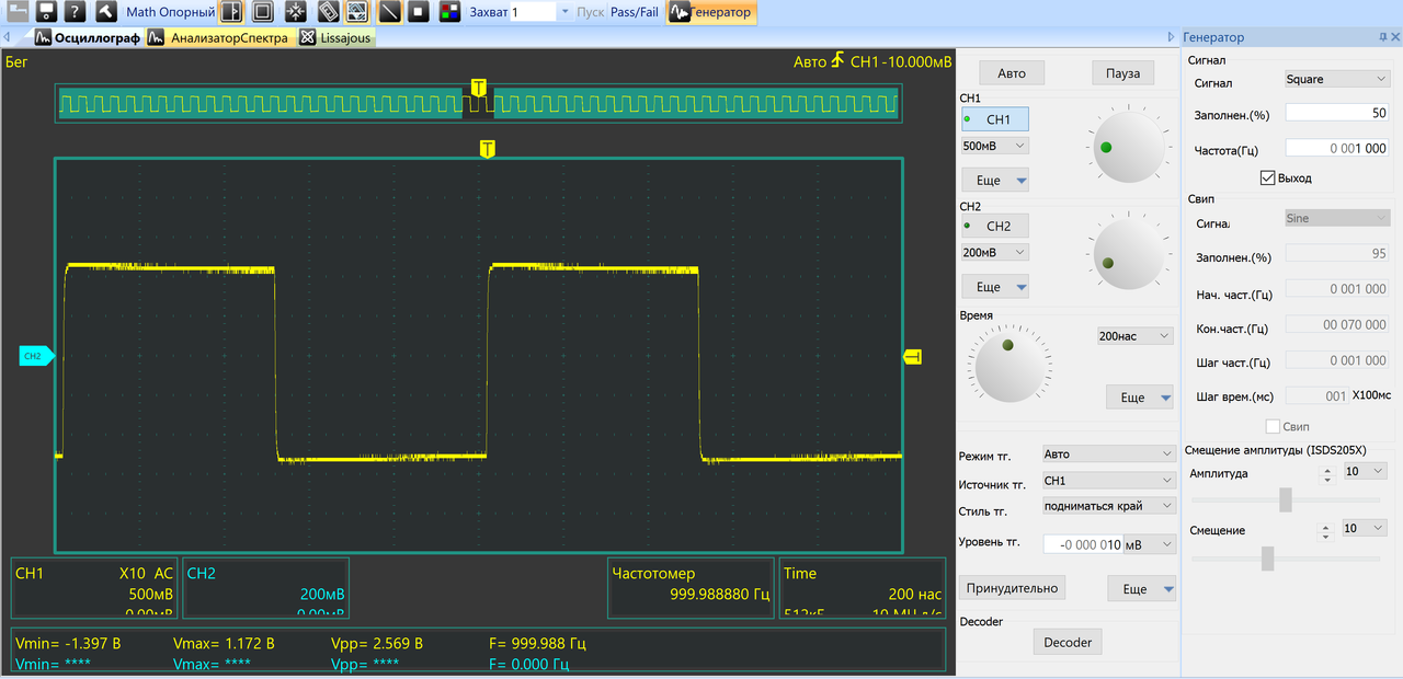 мощность   правый   тб
