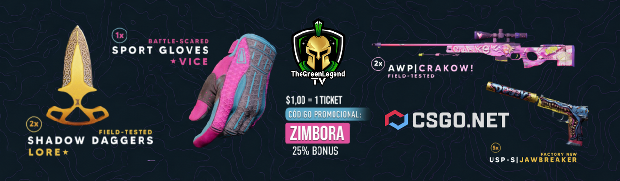 SORTEIO CSGONET 10 VENCEDORES