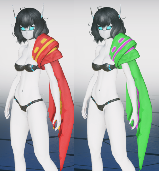 Recolorable Parts Of Ngs Outfits Phantasy Star Online 2