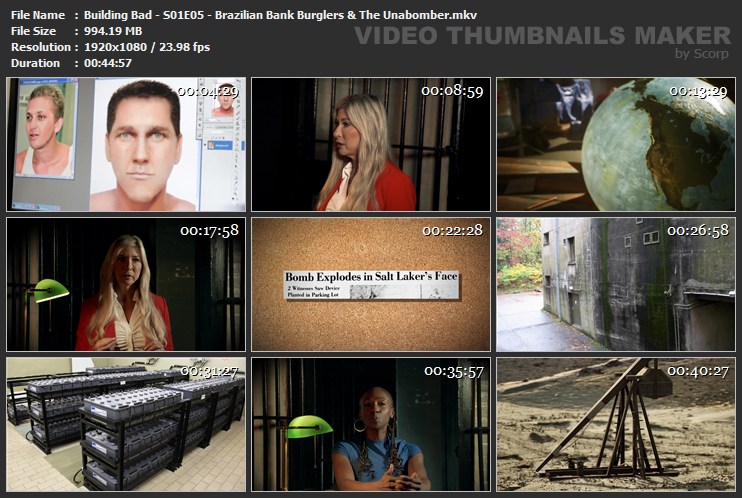 Building Bad - S01E05 - Brazilian Bank Burglers & The Unabomber.mkv