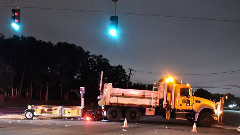 Motorcyclist killed in Long Island crash