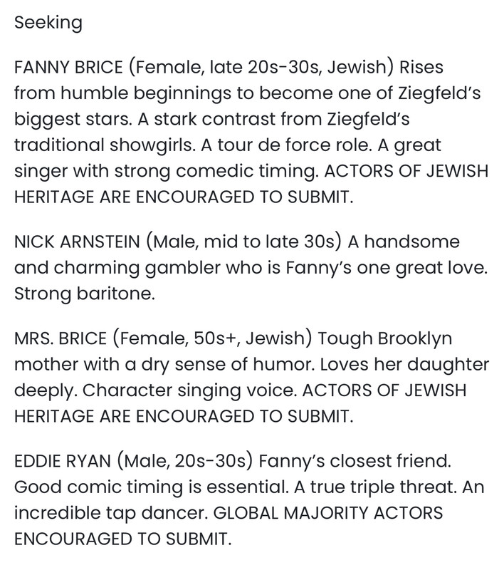 Lea Michele as Fanny - Funny Girl