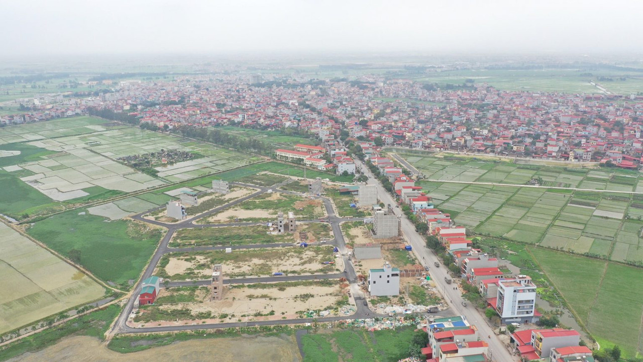 tien do du an diamond city thi tran cho yen phong Khu đô thị Nghiêm Xá - Thị trấn Chờ - Yên Phong - Bắc Ninh