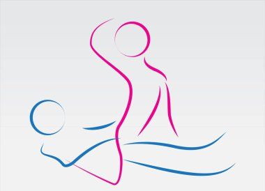 Line art of different sex positions