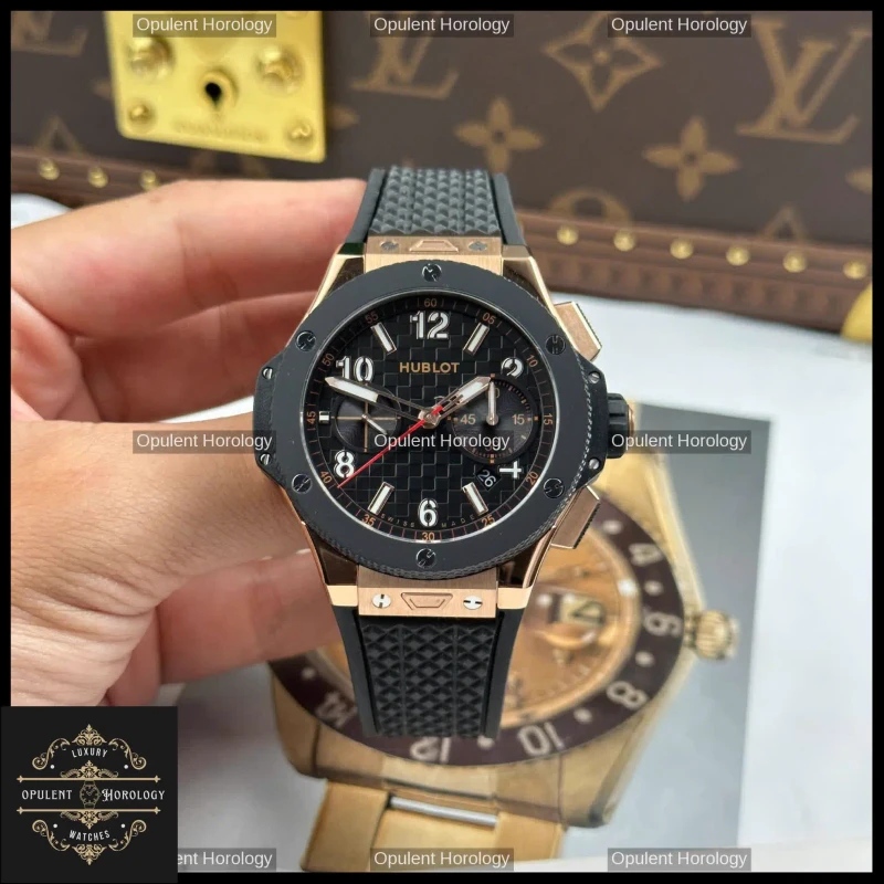 Hublot Big Bang 20th Anniversary King Gold Ceramic Automatic Chronograph Watch 43mm