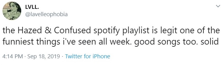 spotify hazed & confused