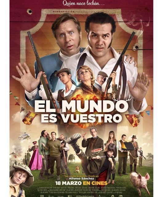 “EL MUNDO ES VUESTRO”, DE LOS COMPADRES, TERMINARÁ SU VIDA COMERCIAL EN CINES SOBRE LOS 280.000 EUROS DE TAQUILLA