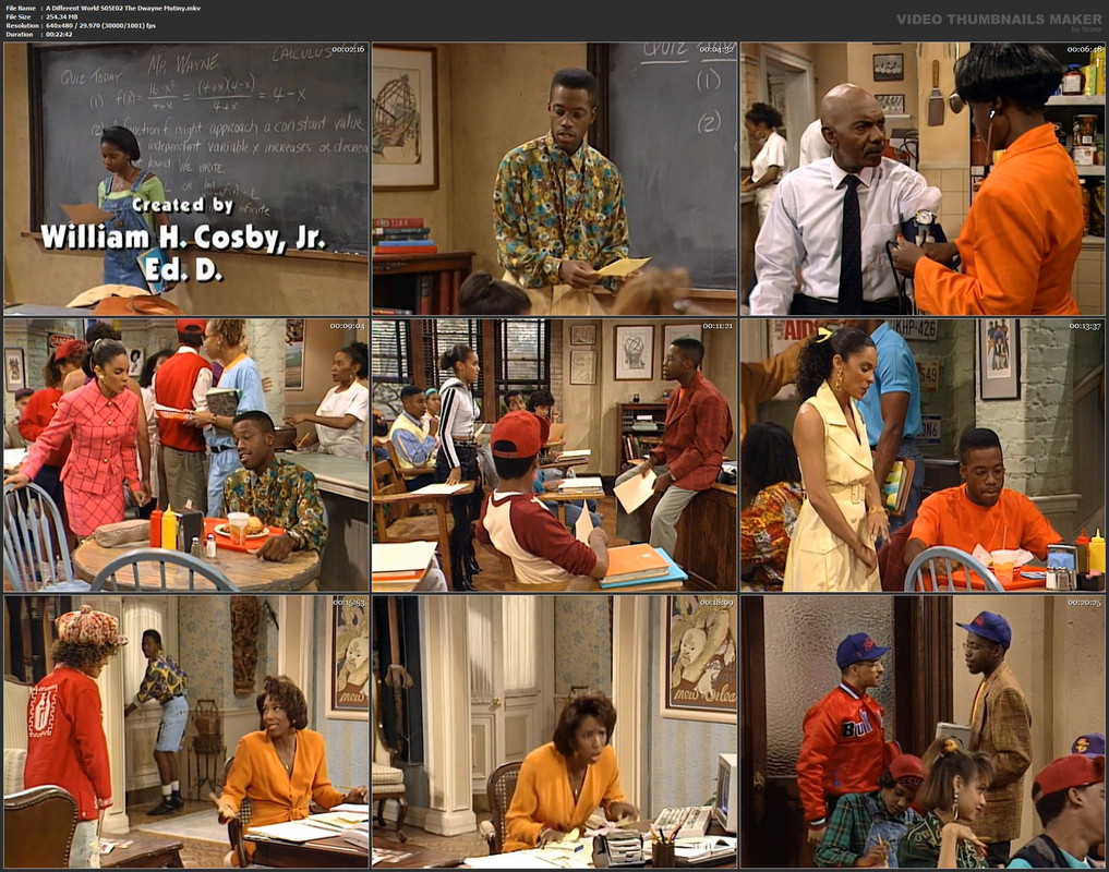 A Different World S05E02 The Dwayne Mutiny.mkv