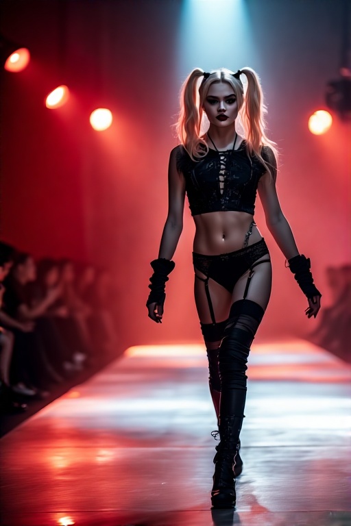 Harley-Quinn-in-black-Gothic-u-45