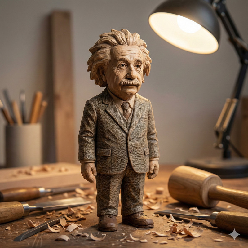 Hand-Carved Wooden Miniature