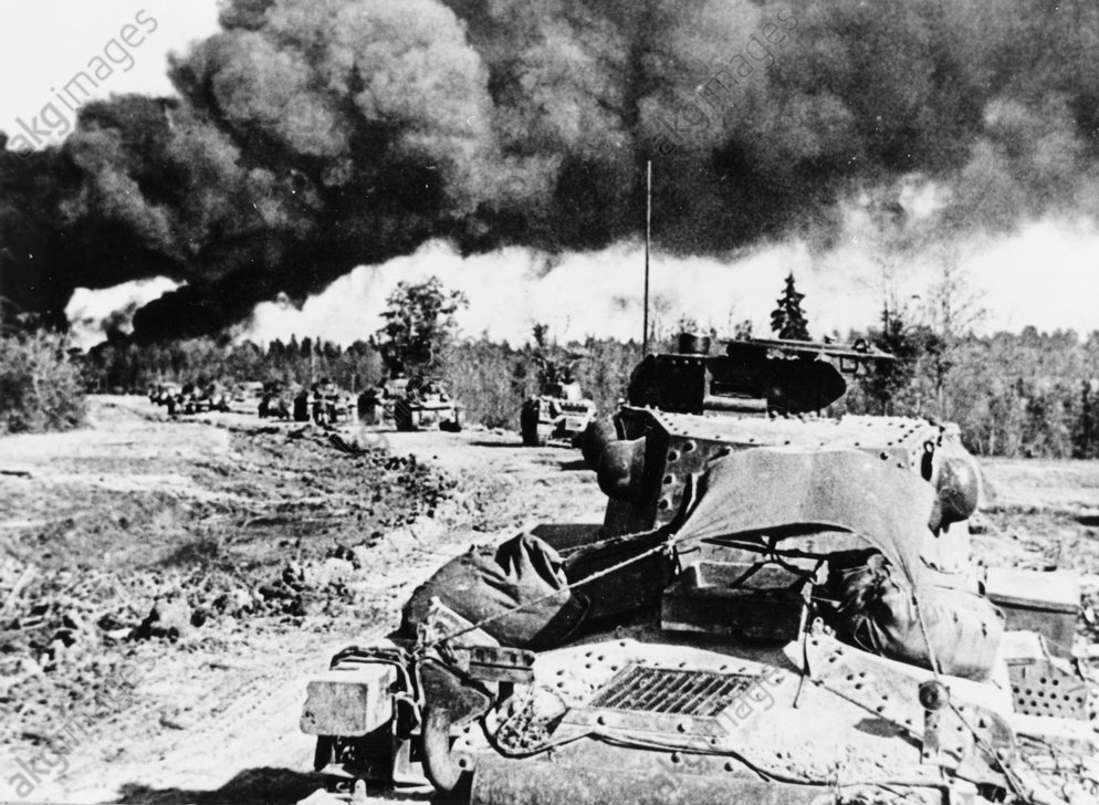 Panzerdivision stößt vor  Okt 1941