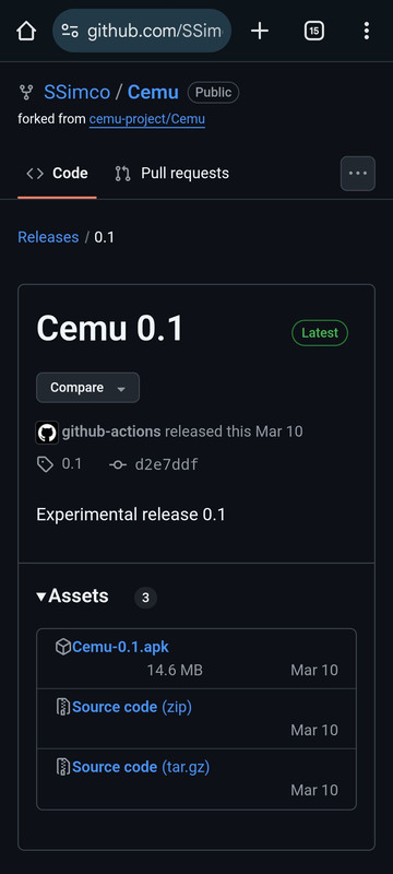 Téléchargement Cemu