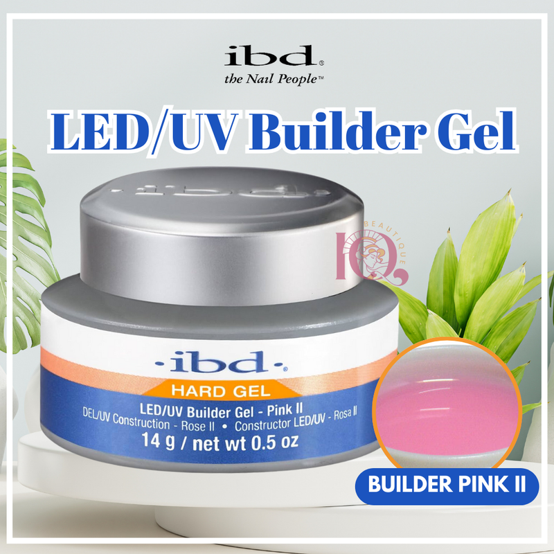 IBD Builder Gel 0.5 oz LED/UV NEW IN JAR [Clear/White/Pink/Natural