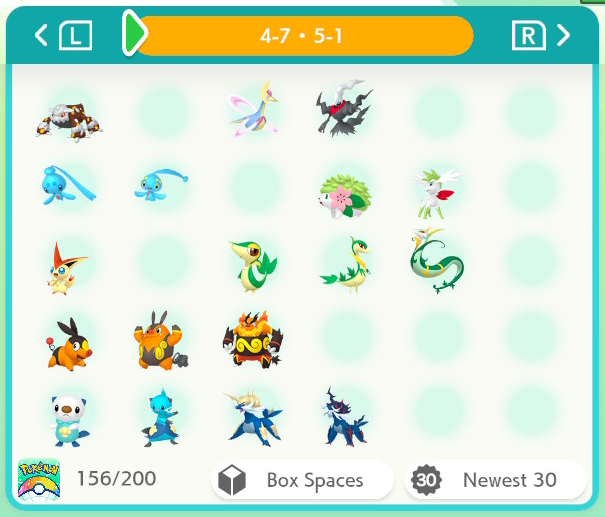 Harmony Friends' living dex, pages 4-7 and 5-1