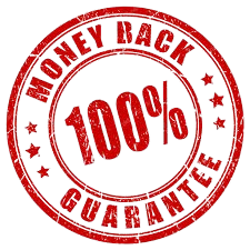 100% Money Back Guarantee Badge